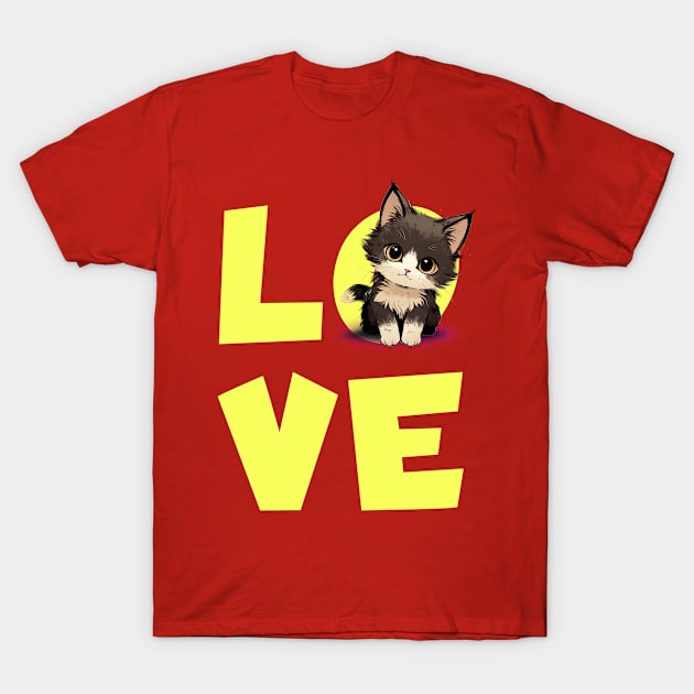 I love my kitten T-Shirt by MadToys